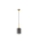 Lampy wiszące pojedyncze - Luces Exclusivas PILAR Wisząca Nowoczesna złoty i odcienie złota 1xE27 max 12W LE43665 - product 1