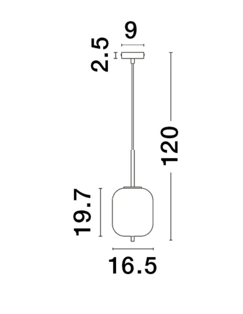 Lampy wiszące pojedyncze - Luces Exclusivas PILAR Wisząca Nowoczesna złoty i odcienie złota 1xE27 max 12W LE43665 - product kolory-swiatla.pl 2