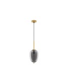 Lampy wiszące pojedyncze - Luces Exclusivas PILAR Wisząca Nowoczesna złoty i odcienie złota 1xE27 max 12W LE43666 - product 1