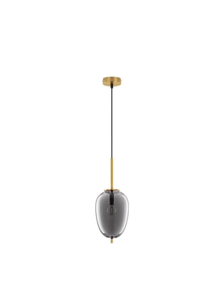 Lampy wiszące pojedyncze - Luces Exclusivas PILAR Wisząca Nowoczesna złoty i odcienie złota 1xE27 max 12W LE43666 - produkt kolory-swiatla.pl 1