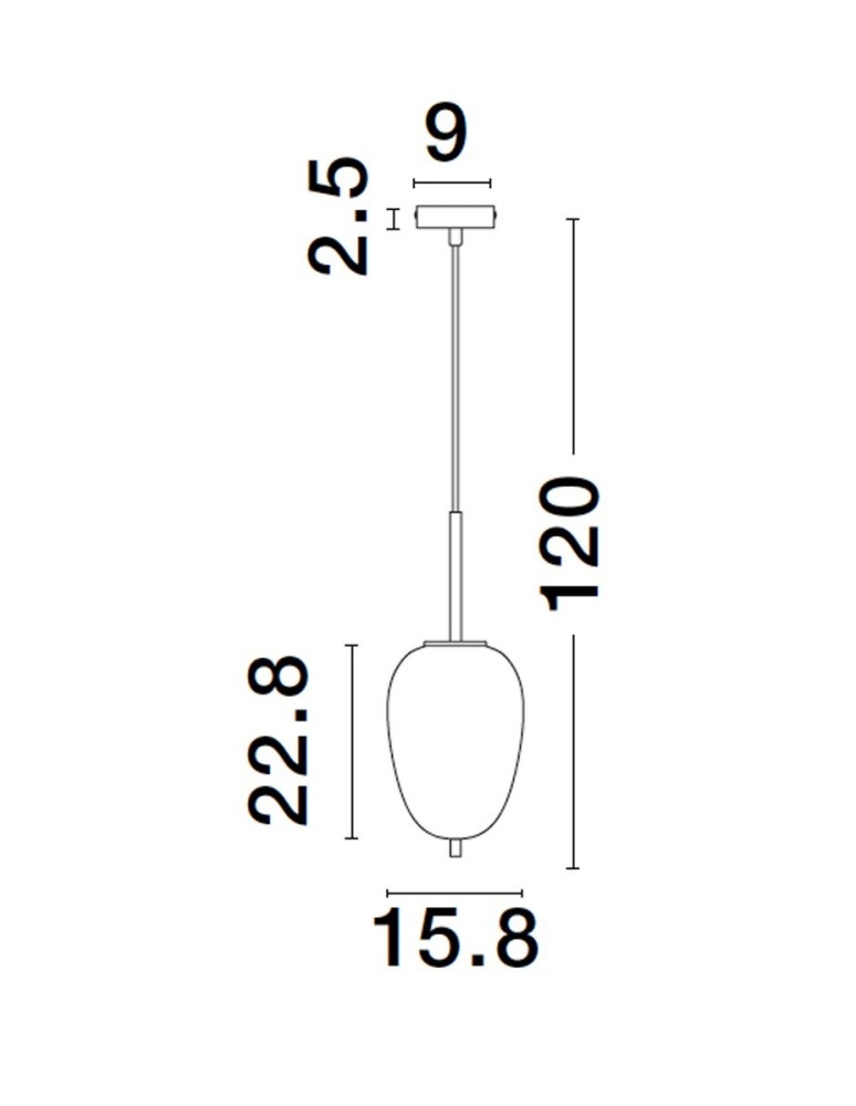 Lampy wiszące pojedyncze - Luces Exclusivas PILAR Wisząca Nowoczesna złoty i odcienie złota 1xE27 max 12W LE43666 - product kolory-swiatla.pl 3