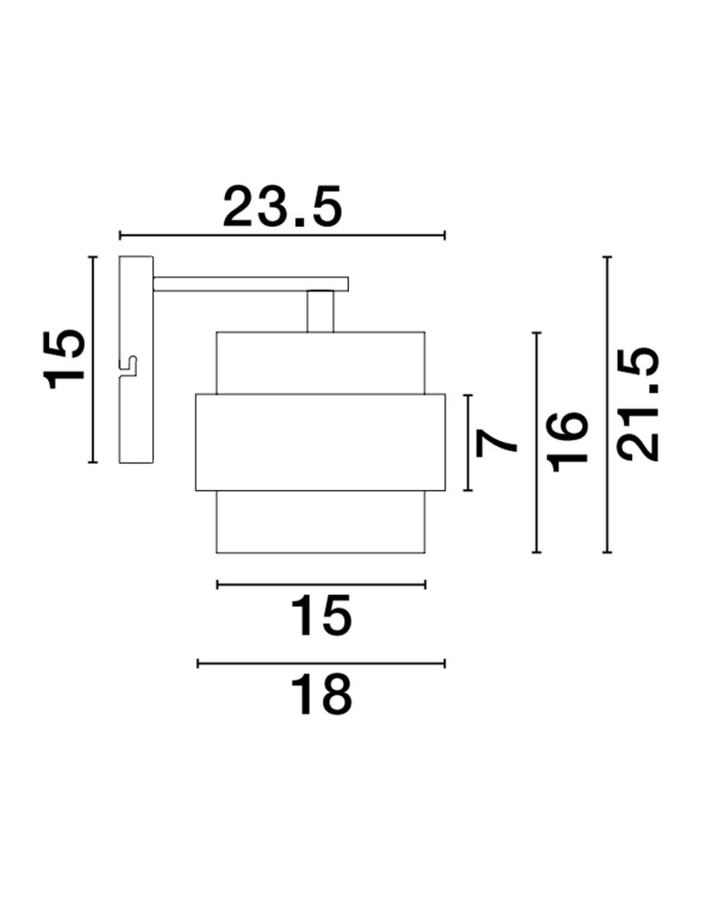 Kinkiety - Luces Exclusivas VIEJA Ścienna Nowoczesna złoty i odcienie złota 1xE27 max 12W LE43669 - product kolory-swiatla.pl 2