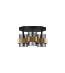 Lampy sufitowe - Luces Exclusivas VIEJA Sufitowa Nowoczesna złoty i odcienie złota 3xE27 max 12W LE43671 - produkt 1