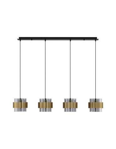 Luces Exclusivas VIEJA Wisząca Nowoczesna złoty i odcienie złota 4xE27 max 12W LE43672