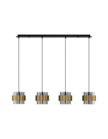 Luces Exclusivas VIEJA Wisząca Nowoczesna złoty i odcienie złota 4xE27 max 12W LE43672 - produkt 2