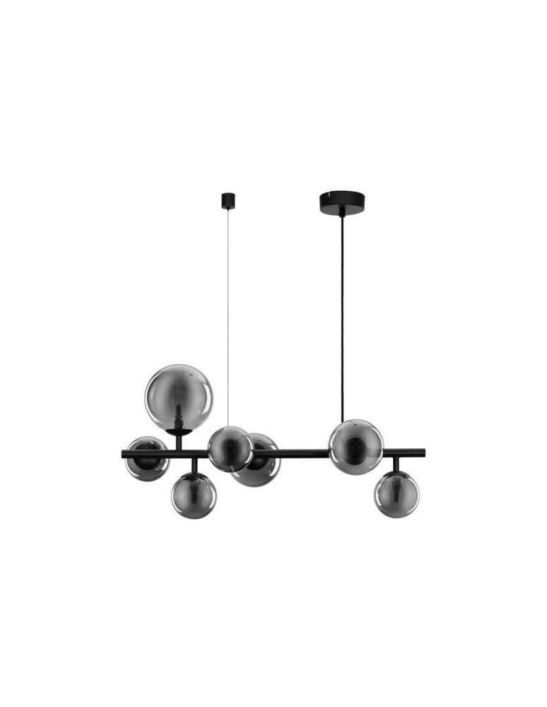 Lampy wiszące - Luces Exclusivas PARLA Wisząca Nowoczesna czarny 7xG9 max 5W LE43673 - produkt kolory-swiatla.pl 1