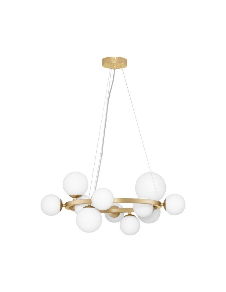 Lampy wiszące - Luces Exclusivas PARLA Wisząca Nowoczesna złoty i odcienie złota 11xG9 max 5W LE43674 - produkt kolory-swiatla.pl 1
