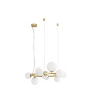 Lampy wiszące - Luces Exclusivas PARLA Wisząca Nowoczesna złoty i odcienie złota 11xG9 max 5W LE43674 - produkt 2