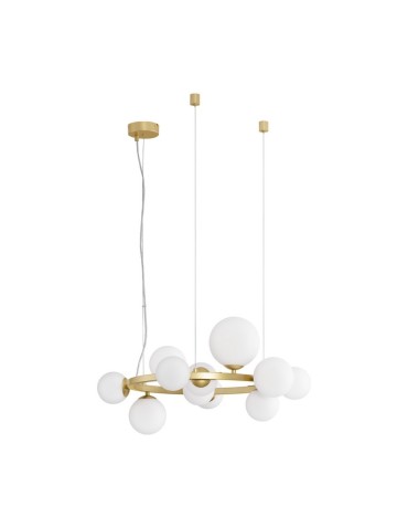 Luces Exclusivas PARLA Wisząca Nowoczesna złoty i odcienie złota 11xG9 max 5W LE43674 - produkt 2