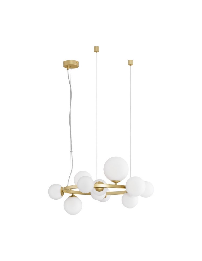 Lampy wiszące - Luces Exclusivas PARLA Wisząca Nowoczesna złoty i odcienie złota 11xG9 max 5W LE43674 - produkt kolory-swiatla.pl 2