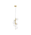 Lampy wiszące - Luces Exclusivas PARLA Wisząca Nowoczesna złoty i odcienie złota 6xG9 max 5W LE43675 - product 1