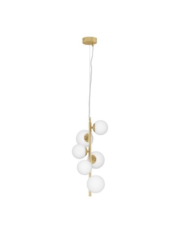 Luces Exclusivas PARLA Wisząca Nowoczesna złoty i odcienie złota 6xG9 max 5W LE43675