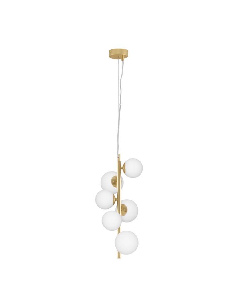 Lampy wiszące - Luces Exclusivas PARLA Wisząca Nowoczesna złoty i odcienie złota 6xG9 max 5W LE43675 - produkt kolory-swiatla.pl 1