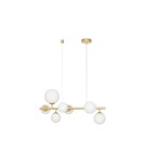 Lampy wiszące - Luces Exclusivas PARLA Wisząca Nowoczesna złoty i odcienie złota 7xG9 max 5W LE43676 - product 1