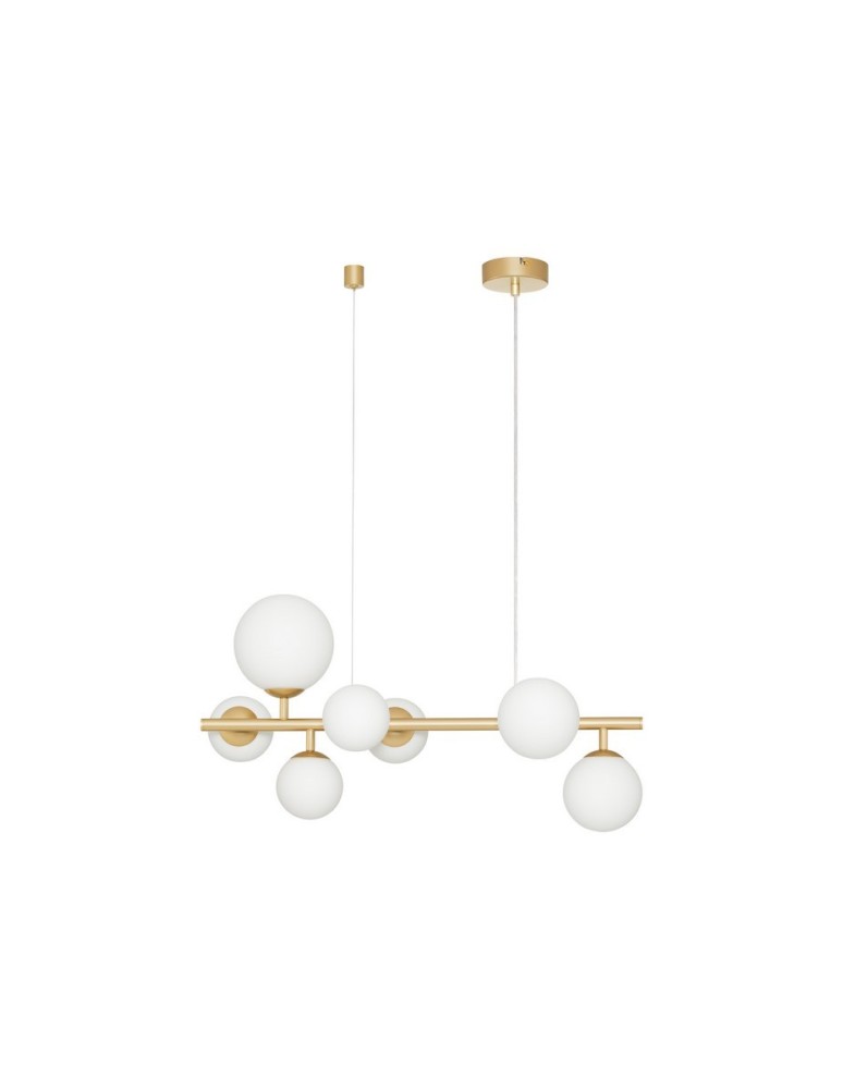 Lampy wiszące - Luces Exclusivas PARLA Wisząca Nowoczesna złoty i odcienie złota 7xG9 max 5W LE43676 - produkt kolory-swiatla.pl 1
