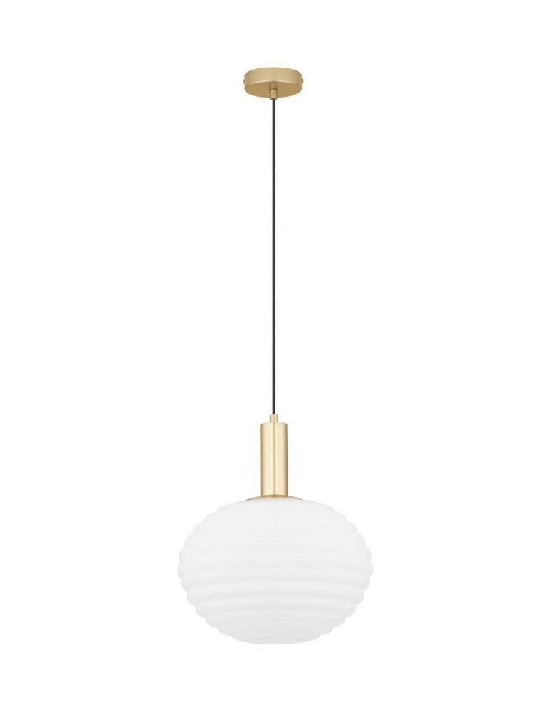 Lampy wiszące pojedyncze - Luces Exclusivas BALAJU Wisząca Nowoczesna złoty i odcienie złota 1xE27 max 12W LE43679 - produkt kolory-swiatla.pl 1
