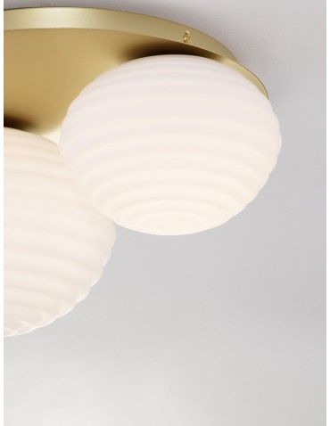 Luces Exclusivas BALAJU Sufitowa Nowoczesna złoty i odcienie złota 2xE27, E14 max 12W LE43682 - produkt 2