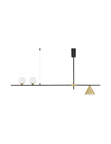 Luces Exclusivas BALBOA Wisząca Nowoczesna czarny 3xE27, G9 max 12W LE43686