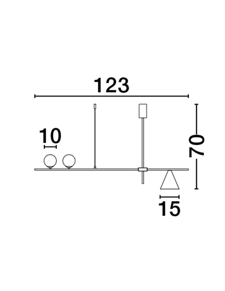 Lampy wiszące - Luces Exclusivas BALBOA Wisząca Nowoczesna czarny 3xE27, G9 max 12W LE43686 - produkt kolory-swiatla.pl 2
