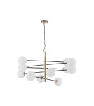Lampy wiszące - Luces Exclusivas PLATO Wisząca Nowoczesna czarny 12xG9 max 5W LE43689 - produkt 1