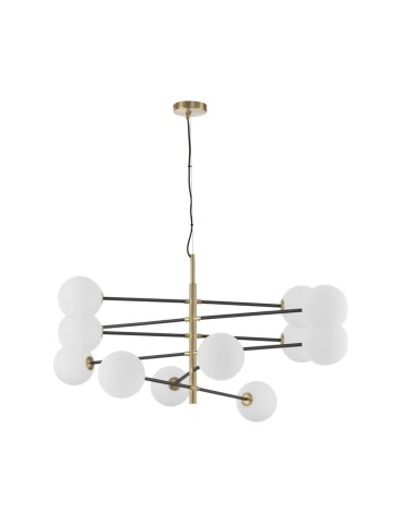 Luces Exclusivas PLATO Wisząca Nowoczesna czarny 12xG9 max 5W LE43689