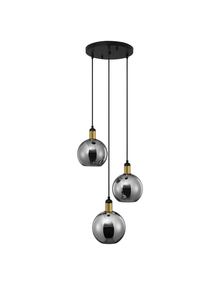 Lampy wiszące - Luces Exclusivas BALCHE Wisząca Nowoczesna złoty i odcienie złota 3xE27 max 12W LE43695 - produkt kolory-swiatla.pl 1