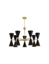 Luces Exclusivas BALSAS Wisząca Nowoczesna czarny 14xE14 max 5W LE43698