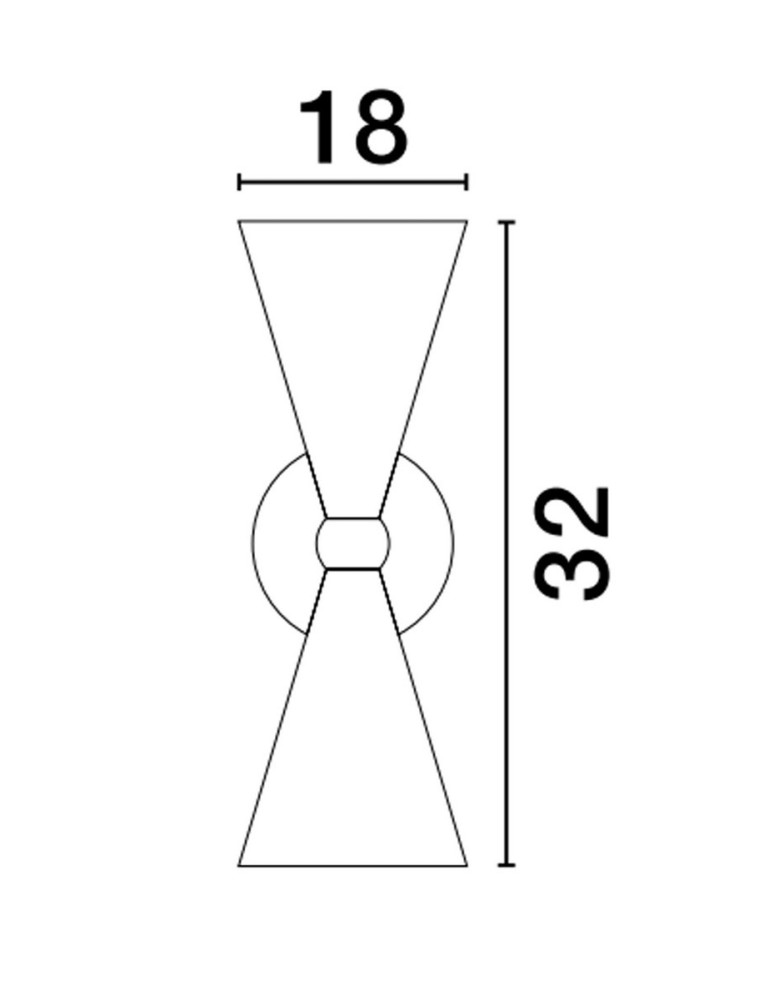 Kinkiety - Luces Exclusivas BALSAS Ścienna Nowoczesna czarny 2xE14 max 5W LE43699 - product kolory-swiatla.pl 2