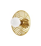 Kinkiety - Luces Exclusivas BAMEPA Ścienna Nowoczesna złoty i odcienie złota 1xE27 max 12W LE43700 - product 1