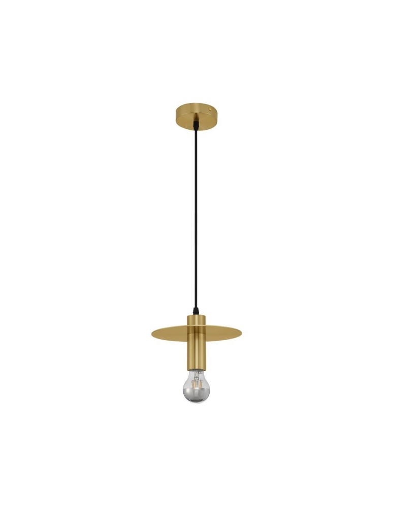 Lampy wiszące pojedyncze - Luces Exclusivas BAJIO Wisząca Nowoczesna złoty i odcienie złota 1xE27 max 12W LE43702 - produkt kolory-swiatla.pl 1
