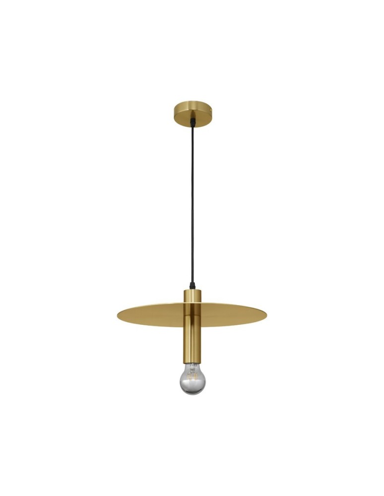 Lampy wiszące pojedyncze - Luces Exclusivas BAJIO Wisząca Nowoczesna złoty i odcienie złota 1xE27 max 12W LE43703 - produkt kolory-swiatla.pl 1