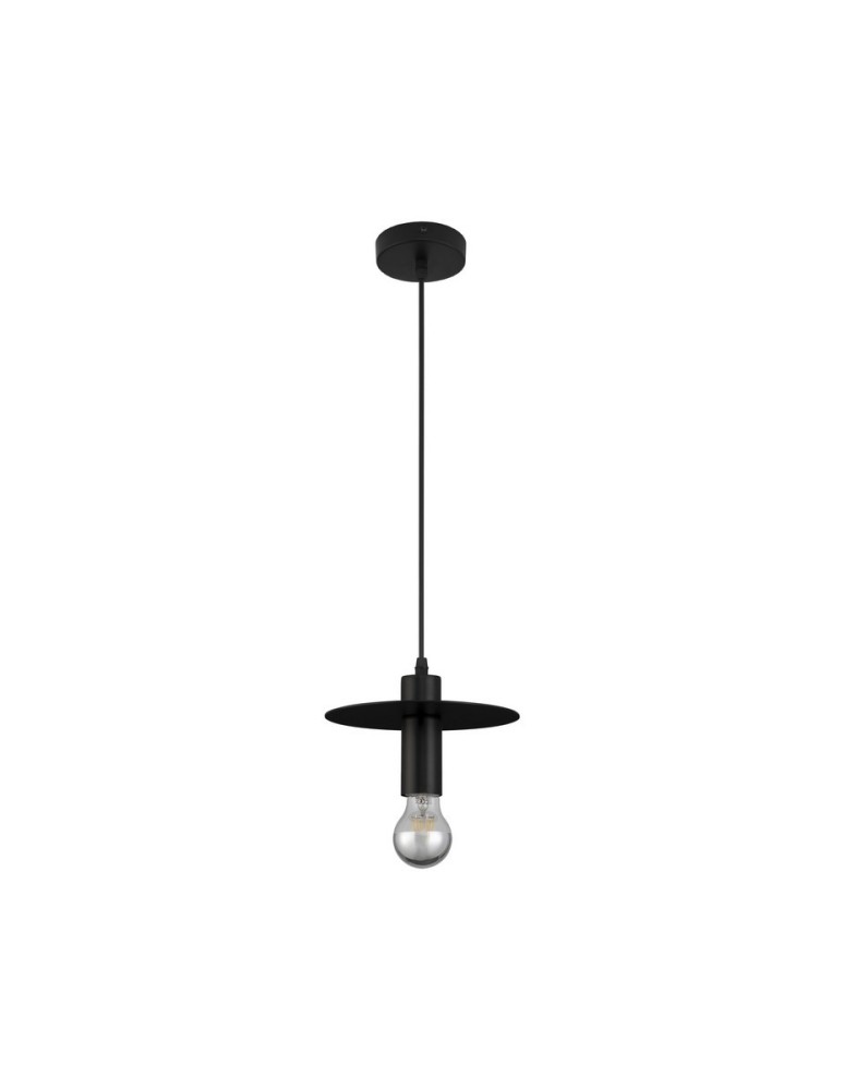 Lampy wiszące pojedyncze - Luces Exclusivas BAJIO Wisząca Nowoczesna czarny 1xE27 max 12W LE43704 - produkt kolory-swiatla.pl 1