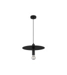 Lampy wiszące pojedyncze - Luces Exclusivas BAJIO Wisząca Nowoczesna czarny 1xE27 max 12W LE43705 - product 1