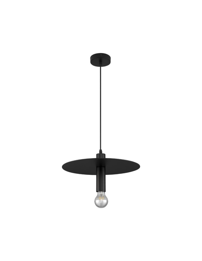 Lampy wiszące pojedyncze - Luces Exclusivas BAJIO Wisząca Nowoczesna czarny 1xE27 max 12W LE43705 - produkt kolory-swiatla.pl 1