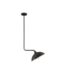 Lampy wiszące pojedyncze - Luces Exclusivas BAMORE Wisząca Nowoczesna czarny 1xE27 max 12W LE43706 - product 1