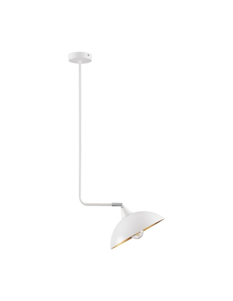 Lampy wiszące pojedyncze - Luces Exclusivas BAMORE Wisząca Nowoczesna biały 1xE27 max 12W LE43708 - produkt kolory-swiatla.pl 1