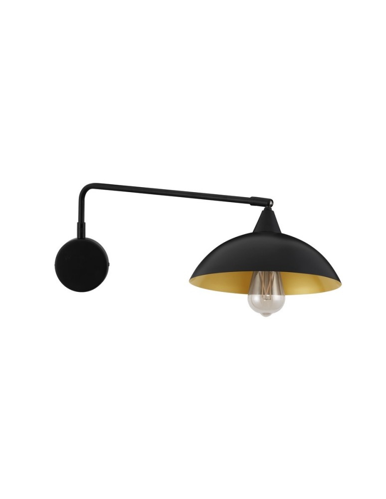 Kinkiety - Luces Exclusivas BAMORE Ścienna Nowoczesna czarny 1xE27 max 12W LE43710 - produkt kolory-swiatla.pl 1
