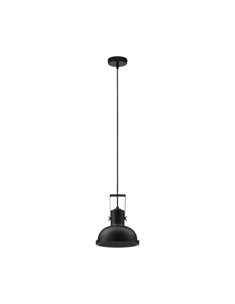 Lampy wiszące pojedyncze - Luces Exclusivas BANCOS Wisząca Nowoczesna czarny 1xE27 max 12W LE43713 - produkt kolory-swiatla.pl 1