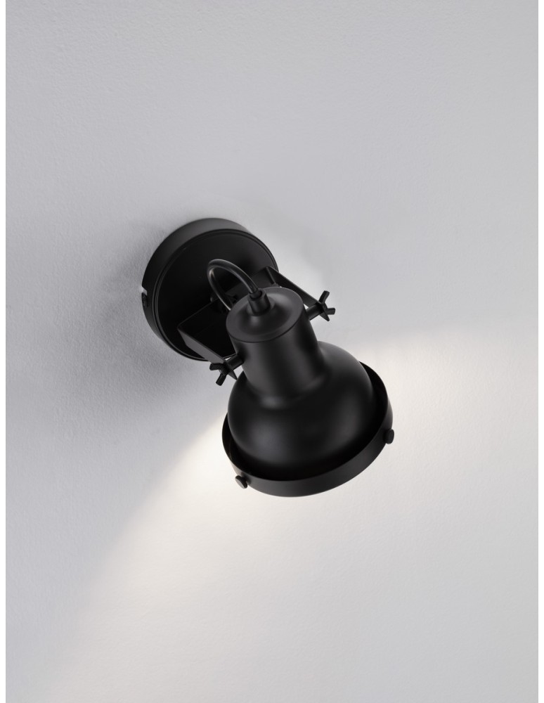 Reflektory ścienne - Luces Exclusivas BANCOS Reflektor Ścienny czarny 1xGU10 max 10W LE43716 - produkt kolory-swiatla.pl 2