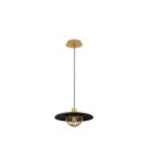 Lampy wiszące pojedyncze - Luces Exclusivas CUERNAVACA Wisząca Nowoczesna złoty i odcienie złota 1xE27 max 12W LE43720 - product 1