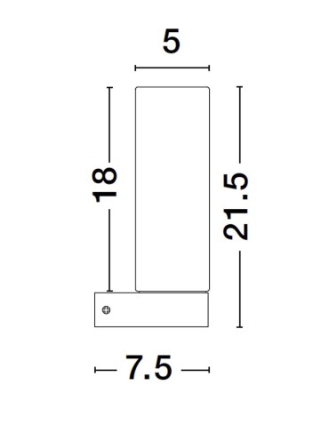 Luces Exclusivas BANTHI Ścienna Łazienkowa IP44 czarny 1xE14 max 5W LE43723 - produkt 2