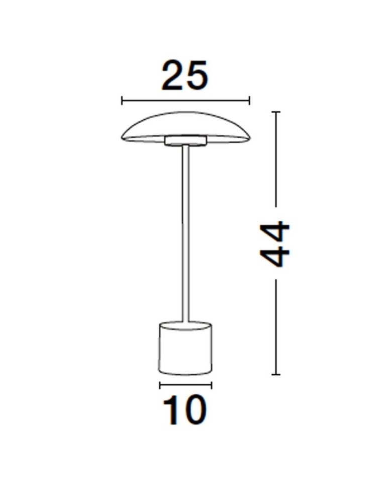 Lampy stołowe LED - Luces Exclusivas BARRON Stołowa złoty i odcienie złota 1xLED max 5W 3000K LE43731 - product kolory-swiatla.pl 2