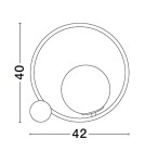 Lampy stołowe dekoracyjne - Luces Exclusivas BARRIO Stołowa złoty i odcienie złota 1xE14 max 5W LE43734 - product 3