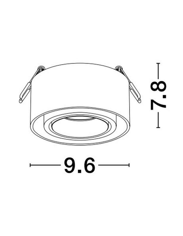 Lampy podtynkowe kierunkowe - Luces Exclusivas ACAMIEL Natynkowa Spot biały 1xGU10 max 10W LE61616 - produkt kolory-swiatla.pl 2