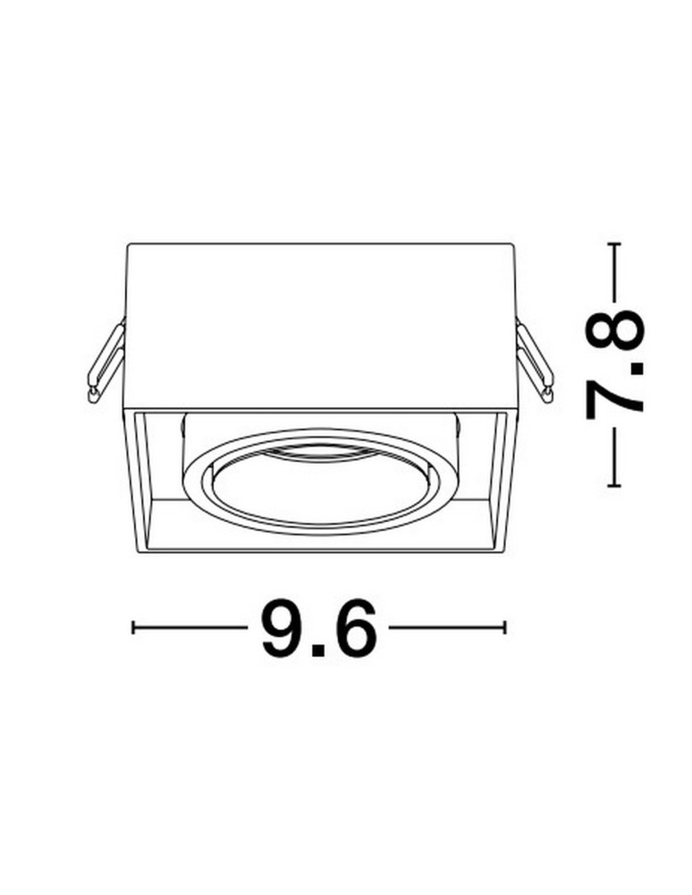 Lampy podtynkowe kierunkowe - Luces Exclusivas ACAMIEL Natynkowa Spot czarny 1xGU10 max 10W LE61617 - product kolory-swiatla.pl 2