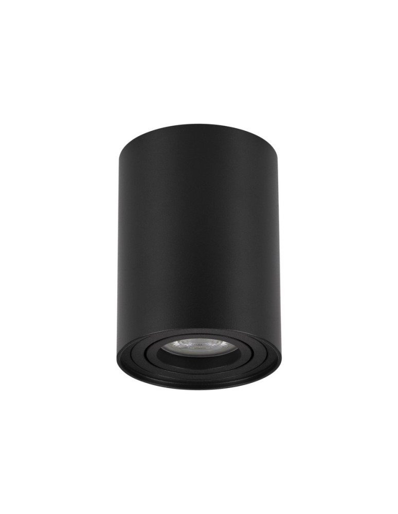 Lampy tuby - Luces Exclusivas ACANCUN Natynkowa Spot czarny 1xGU10 max 10W LE61622 - produkt kolory-swiatla.pl 1