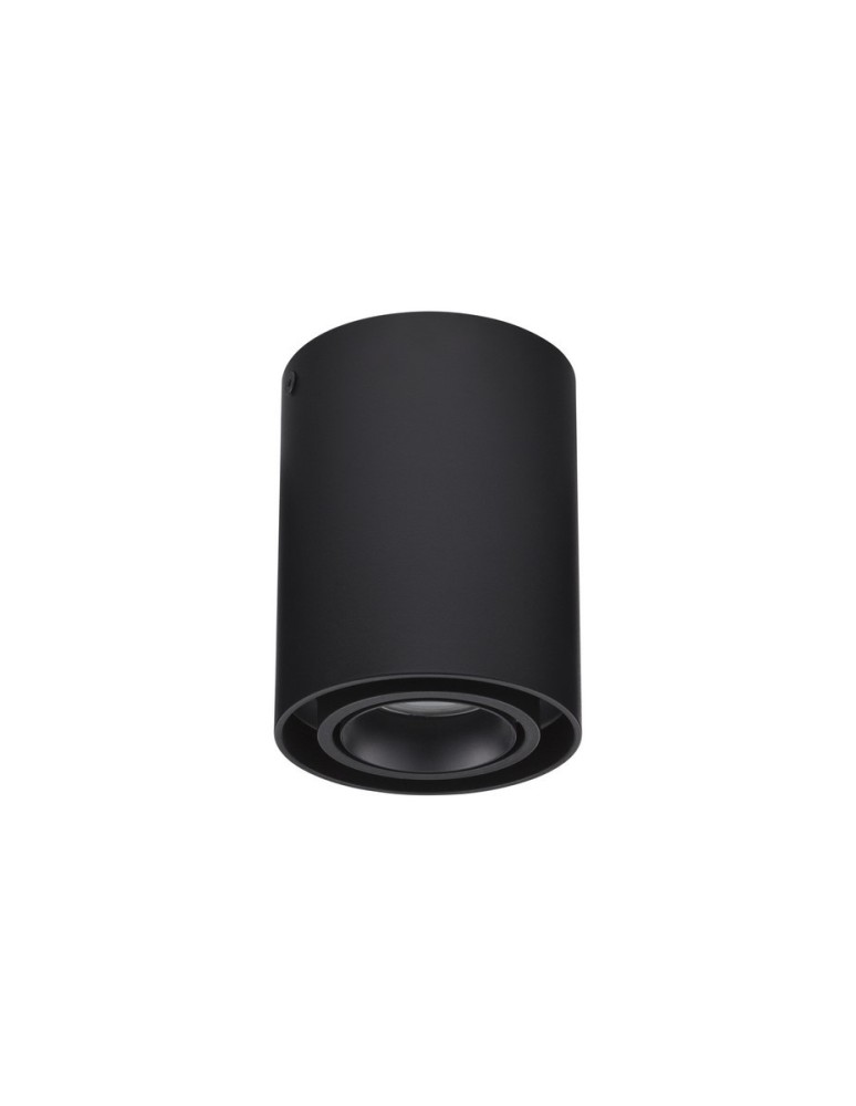 Lampy tuby - Luces Exclusivas ACANCUN Natynkowa Spot czarny 1xGU10 max 10W LE61624 - produkt kolory-swiatla.pl 1