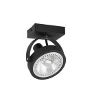 Lampy sufitowe reflektory - Luces Exclusivas ACASICO Reflektor Sufitowy czarny 1xAR111 max 35W LE61629 - product 1