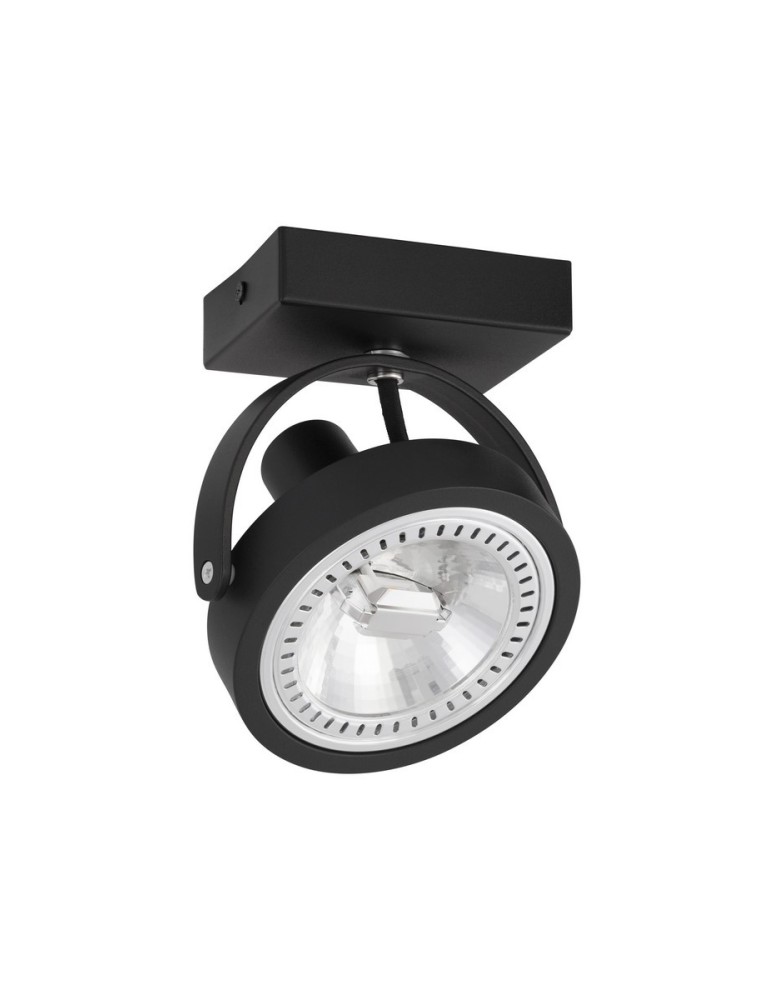 Lampy sufitowe reflektory - Luces Exclusivas ACASICO Reflektor Sufitowy czarny 1xAR111 max 35W LE61629 - produkt kolory-swiatla.pl 1