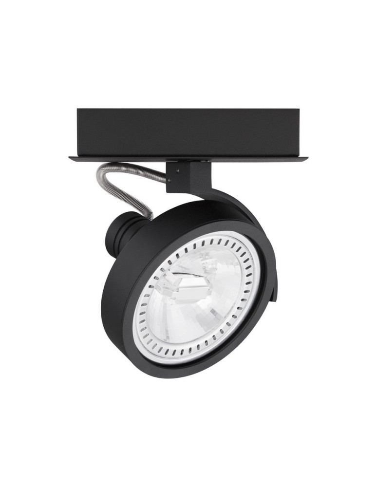 Lampy sufitowe reflektory - Luces Exclusivas ACASICO Reflektor Sufitowy czarny 1xAR111 max 35W LE61631 - produkt kolory-swiatla.pl 1